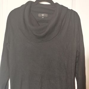 Black Cowl Neck Sweater